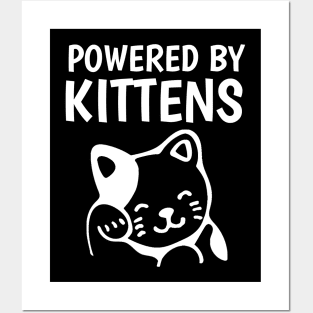 powered by kittens Posters and Art